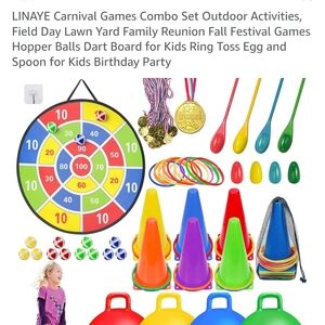 Lina Fun Party Game Set - Red, Blue, Yellow, Green